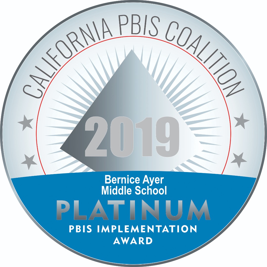 BAMS is recognized with the highest level of implementation for our PBIS program!